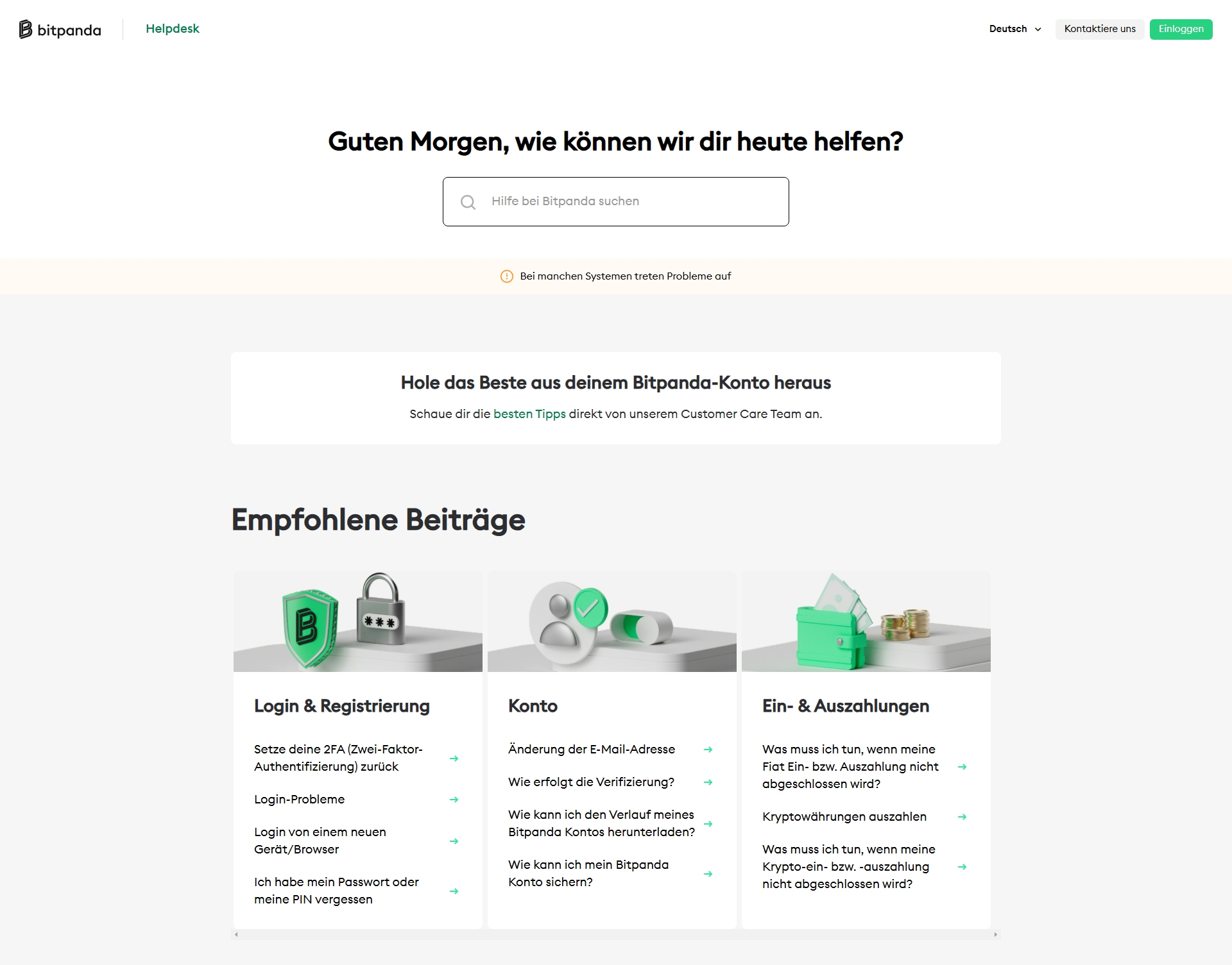 Bitpanda Kundenservice, Telefonnummer, Kontakt