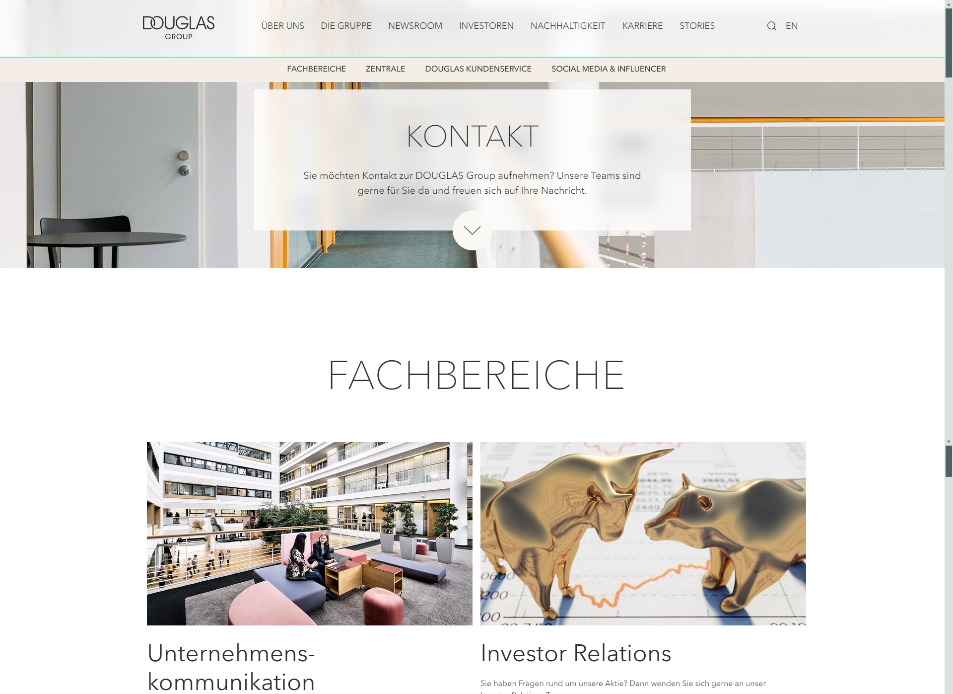 Douglas Kundenservice, Telefonnummer, Kontakt
