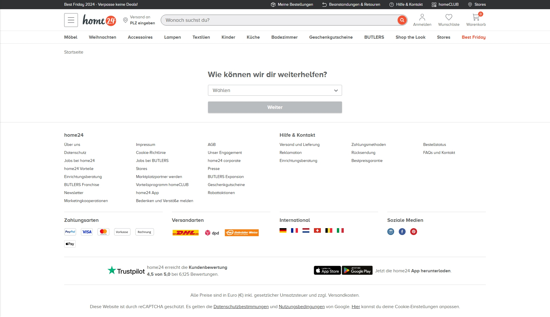 home24 Kundenservice, Telefonnummer, Kontakt
