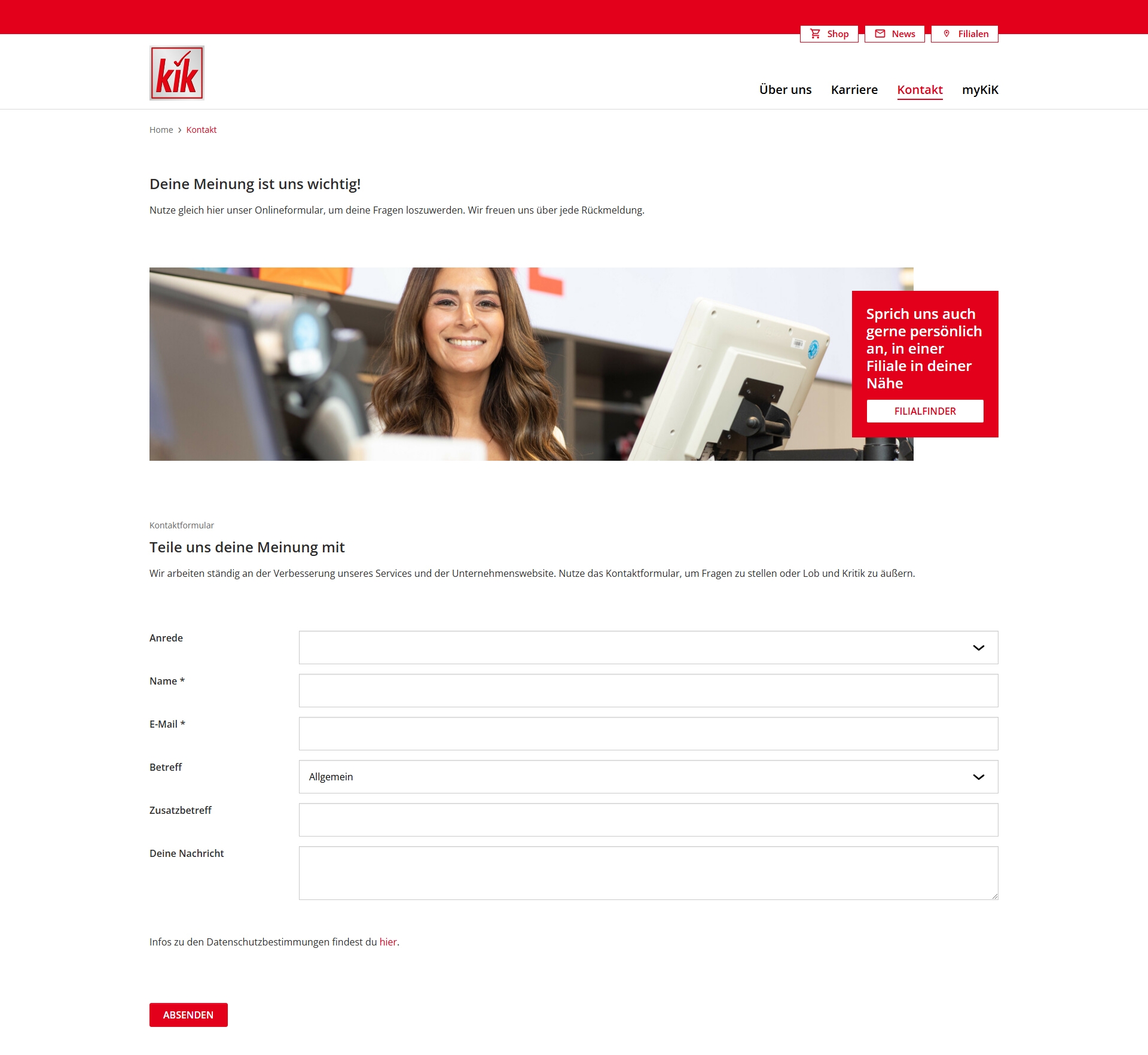 KiK Kundenservice, Telefonnummer, Kontakt