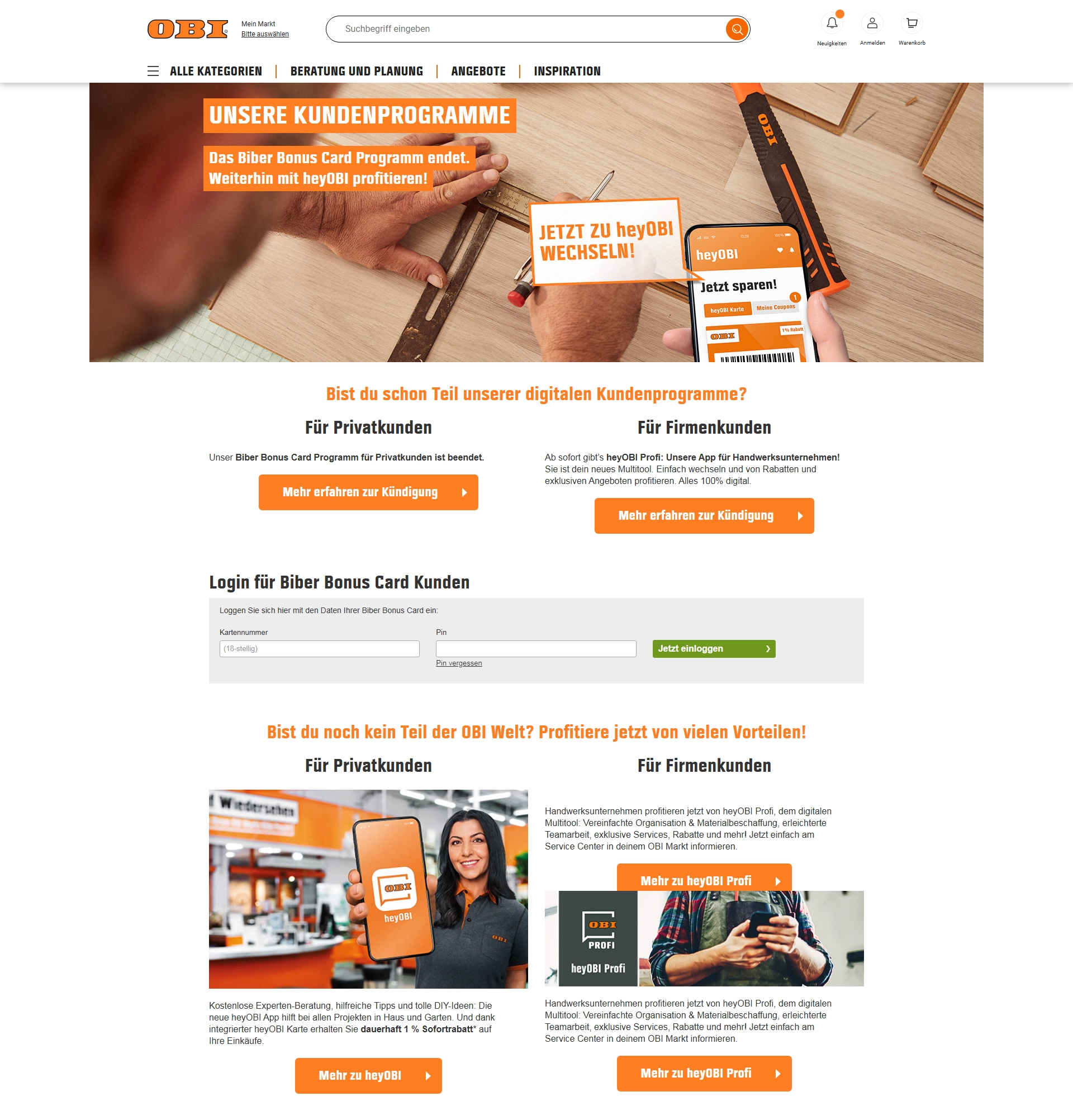 OBI Kundenservice, Telefonnummer, Kontakt