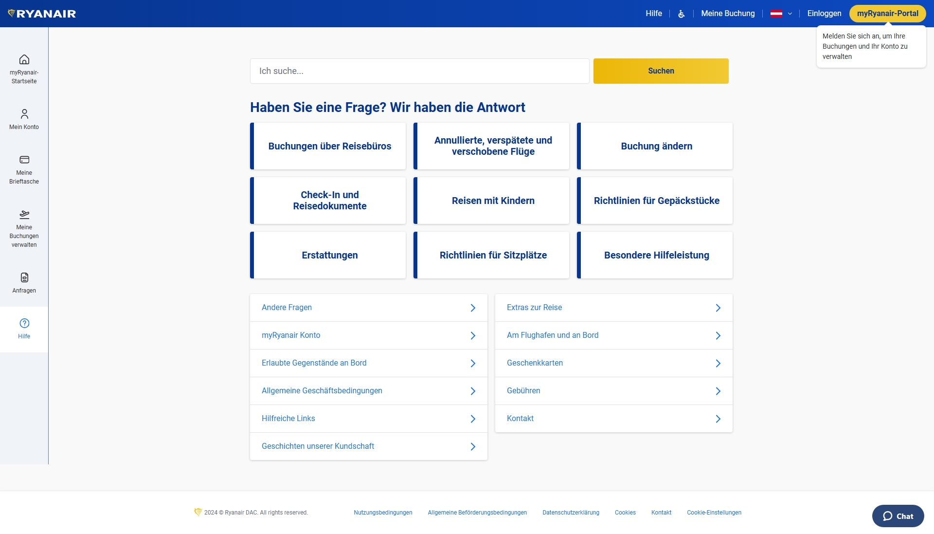 Ryanair Kundenservice, Telefonnummer, Kontakt