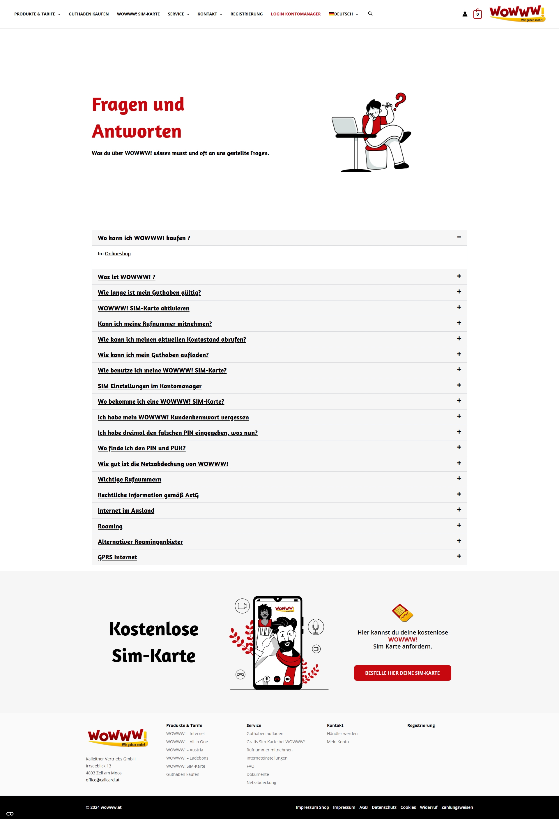 WOWWW! Kundenservice, Telefonnummer, Kontakt